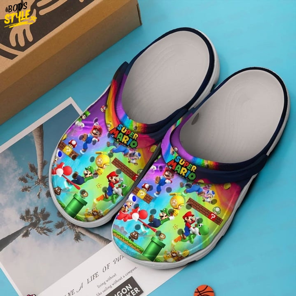 Super Mario Baseballs Crocs Clogs Shoes Super Mario Baseballs Crocs Clogs Shoes