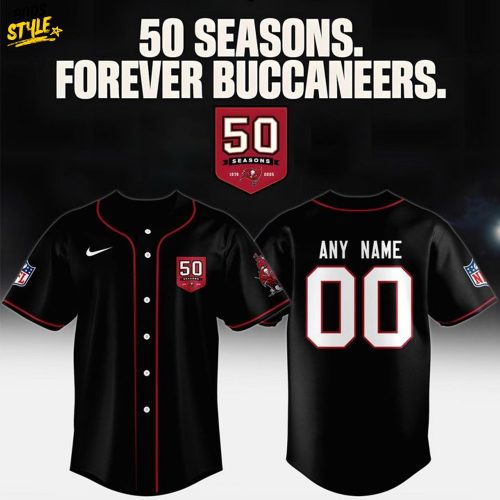 Tampa Bay Buccaneers Celebrate the legacy of 50 Seasons Special Baseball Jersey