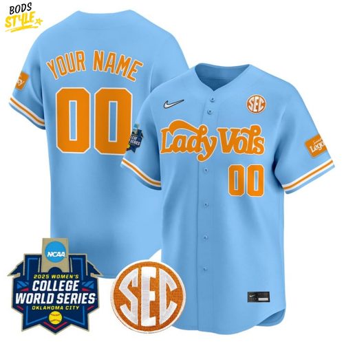 Tennessee Volunteers Softball Women’s 2025 World Series Personalized Baseball Jersye