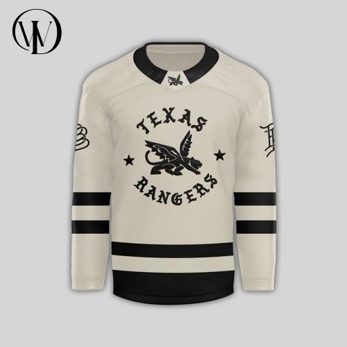 Texas Rangers x 2025 Branded Bills Father’s Day Personalized Hockey Jersey