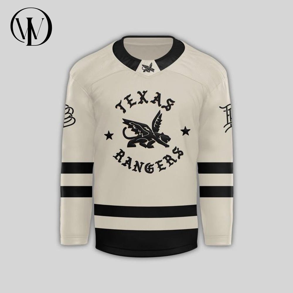 Texas Rangers x 2025 Branded Bills Father's Day Personalized Hockey Jersey Texas Rangers x 2025 Branded Bills Father's Day Personalized Hockey Jersey