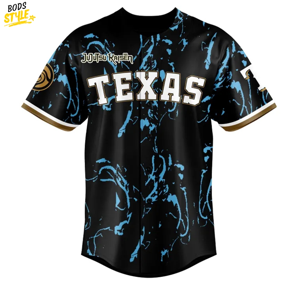 Texas Rangers x 2025 Jujutsu Kaisen Night Jersey Texas Rangers x 2025 Jujutsu Kaisen Night Jersey