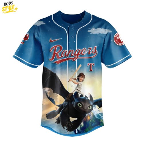 Texas Rangers x How To Train Your Dragon Limited Edition Baseball Jersey