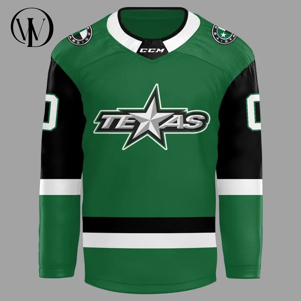 Texas Stars 2025 Custom Hockey Jersey Texas Stars 2025 Custom Hockey Jersey