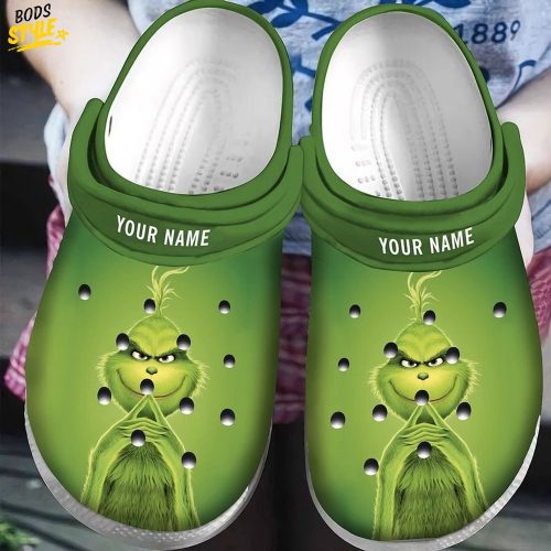 The Grinch Christmas Crocs Clogs Shoes