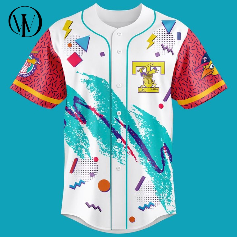 Toledo Mud Hen 90s Personalized Baseball Jersey Toledo Mud Hen 90s Personalized Baseball Jersey