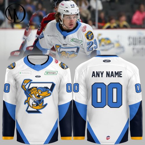 Toledo Walleye Kelly Cup 2025 Personalized White Hockey Jersey