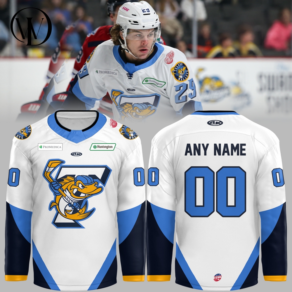 Toledo Walleye Kelly Cup 2025 Personalized White Hockey Jersey Toledo Walleye Kelly Cup 2025 Personalized White Hockey Jersey