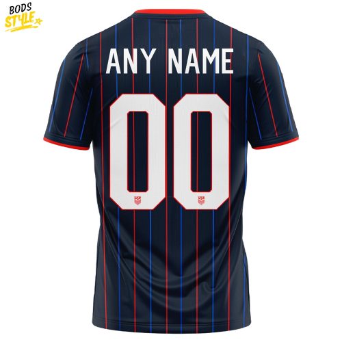 USA 2025 Personalized Heartbeat Away Stadium Soccer Jersey