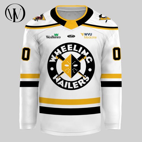 Wheeling Nailers Special New 2025 White Hockey Jersey