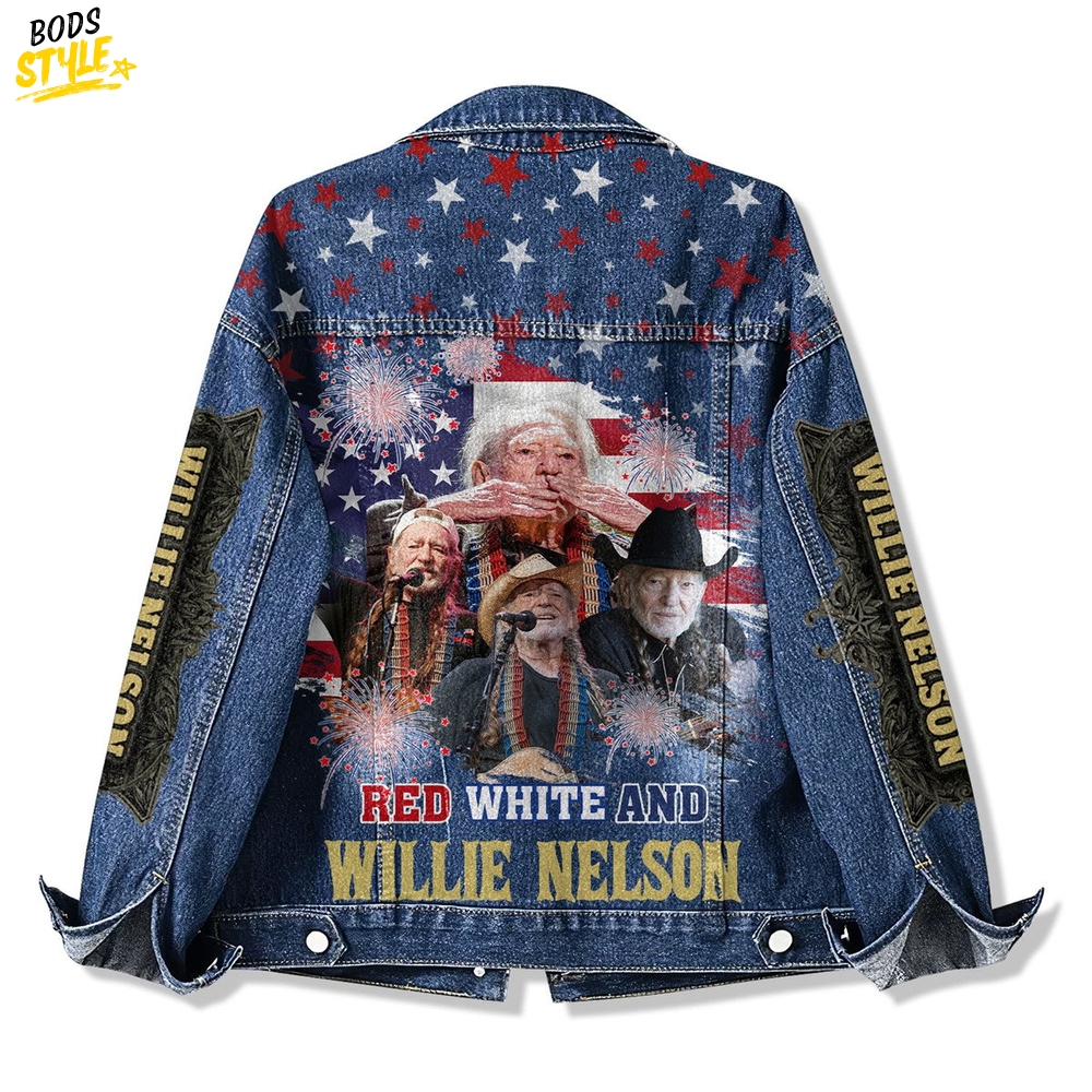 Willie Nelson Tour 2025 Denim Jacket Willie Nelson Tour 2025 Denim Jacket