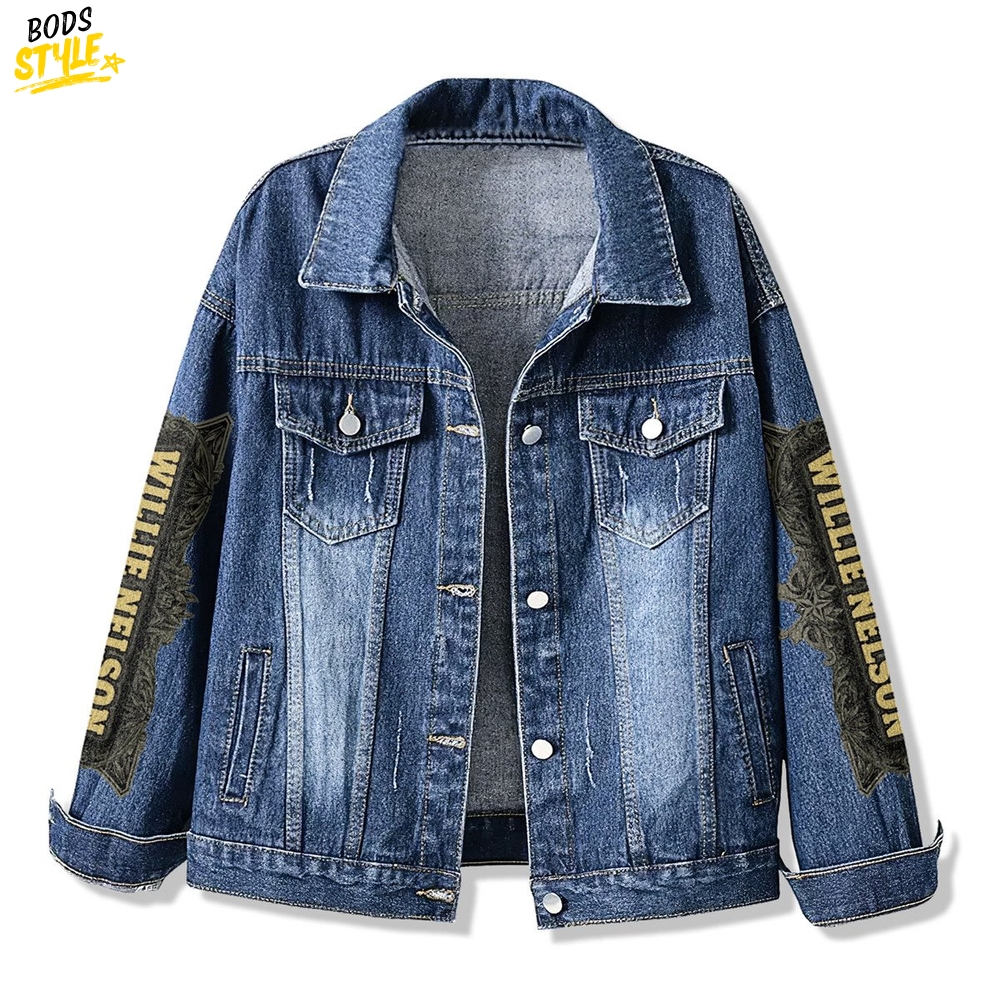 Willie Nelson Tour 2025 Denim Jacket Willie Nelson Tour 2025 Denim Jacket