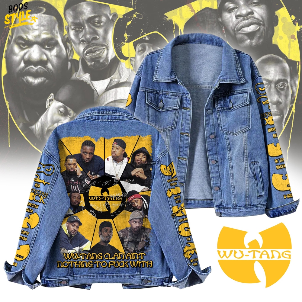 Wu‐Tang Clan Ain't Nuthing ta F' Wit Denim Jacket Wu‐Tang Clan Ain't Nuthing ta F' Wit Denim Jacket