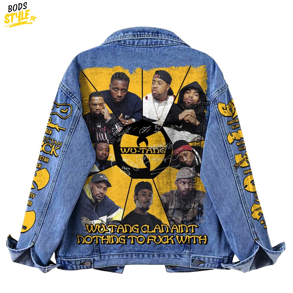 Wu‐Tang Clan Ain't Nuthing ta F' Wit Denim Jacket Wu‐Tang Clan Ain't Nuthing ta F' Wit Denim Jacket