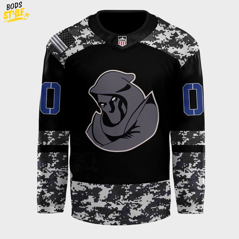 Youngstown Phantoms x Military Appreciation Night Personalized Hockey Jersey Youngstown Phantoms x Military Appreciation Night Personalized Hockey Jersey