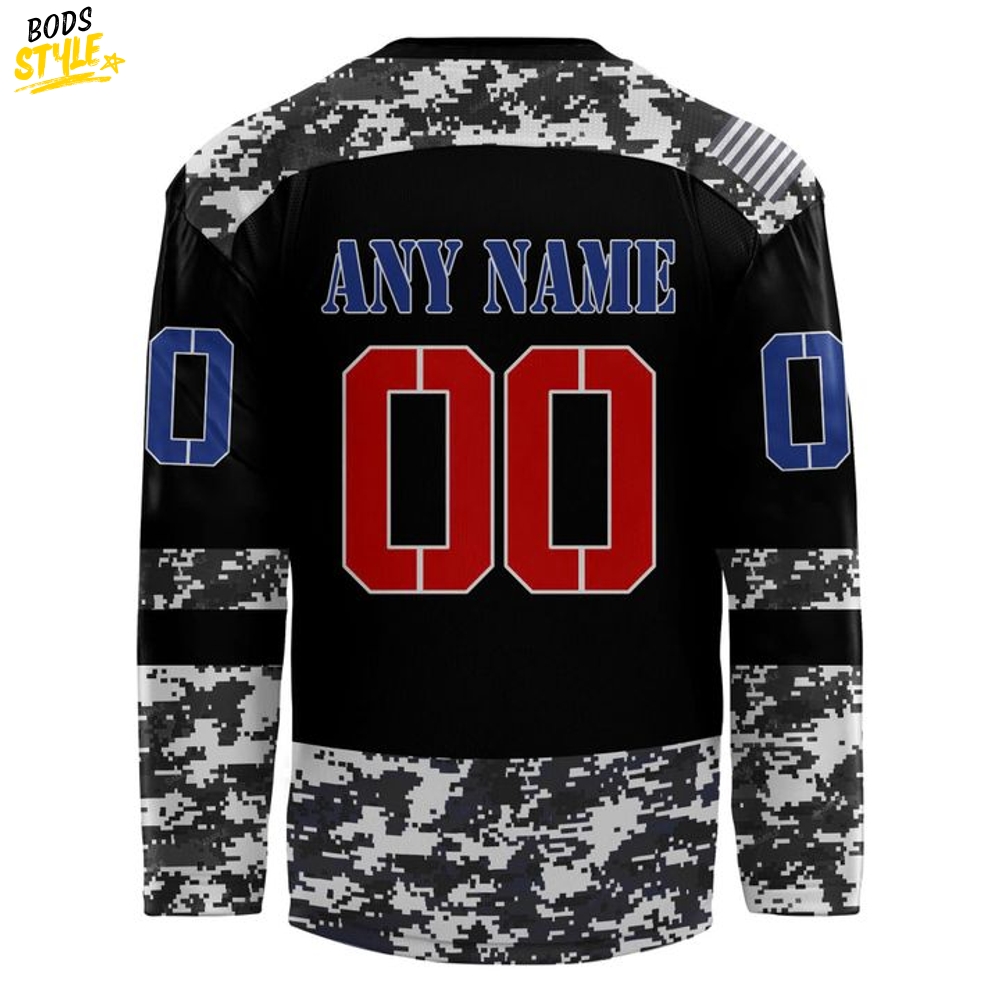 Youngstown Phantoms x Military Appreciation Night Personalized Hockey Jersey Youngstown Phantoms x Military Appreciation Night Personalized Hockey Jersey