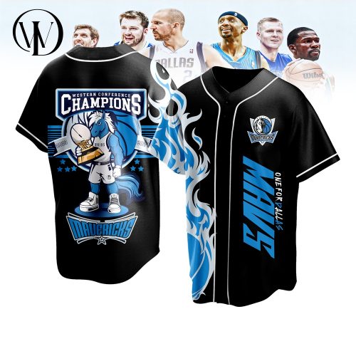 nba finals conference champions dallas mavericks baseball jersey