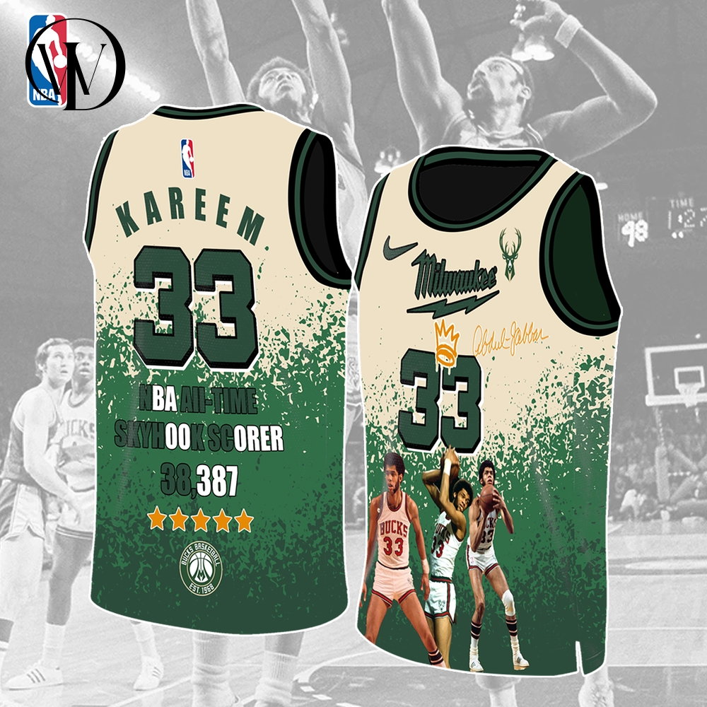 nba kareem abdul jabbar milwaukee bucks basketball jersey nba kareem abdul jabbar milwaukee bucks basketball jersey