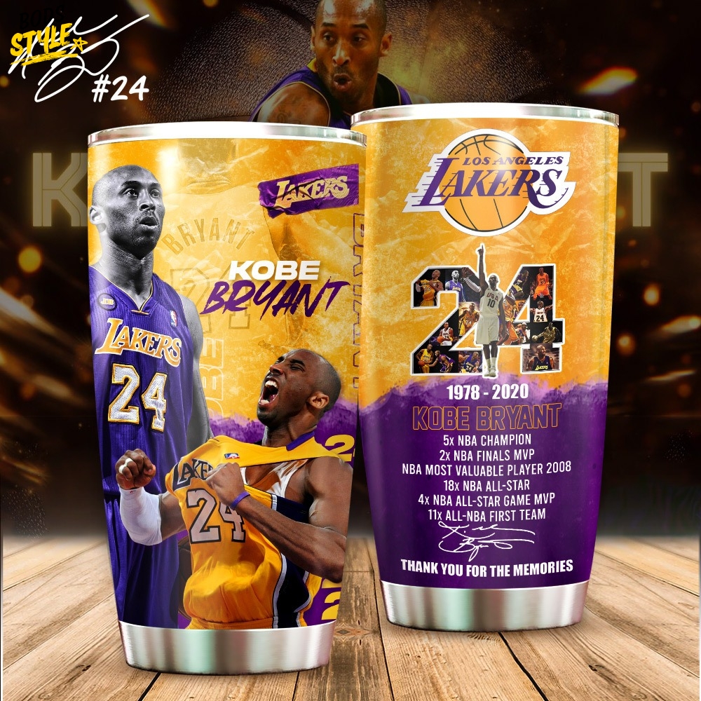 nba kobe bryant lakers stainless steel tumbler cup nba kobe bryant lakers stainless steel tumbler cup