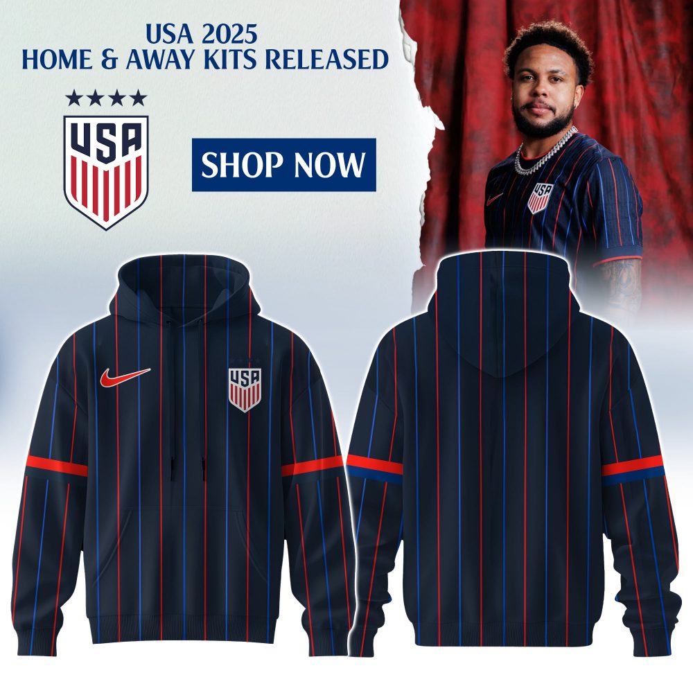 USA 2025 Heartbeat Away Stadium Hoodie, Cap
