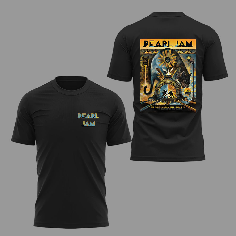 Pearl Jam "Dark Matter Tour" From Pittsburgh Black T-shirt Pearl Jam "Dark Matter Tour" From Pittsburgh Black T-shirt