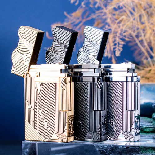 Side Sliding Grinding Wheel Lighter Brass Strange And Unusual Sounds Lighter
