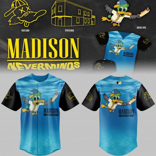 Madison Mallards Baseball Alternate “Neverminds” Baseball Jersey