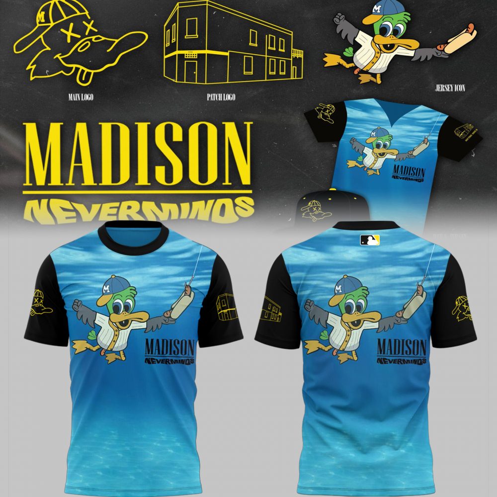 MadiMadison Mallards Baseball Alternate “Neverminds” Shirt