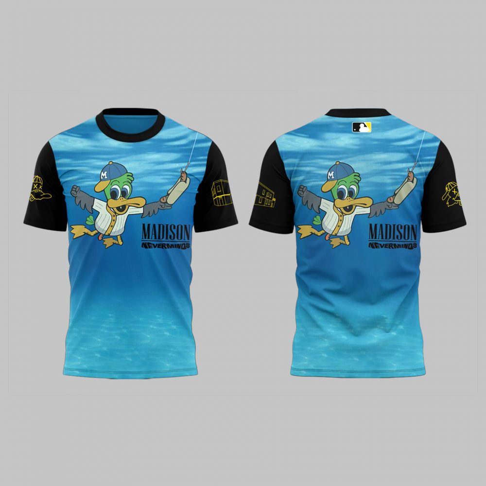 MadiMadison Mallards Baseball Alternate “Neverminds” Shirt