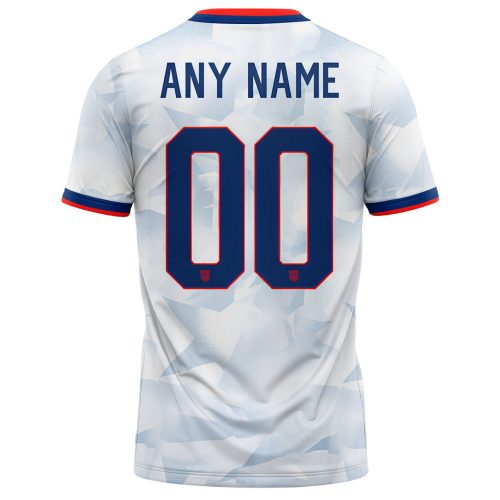 USA 2025 Personalized Brilliant Home Stadium Soccer Jersey