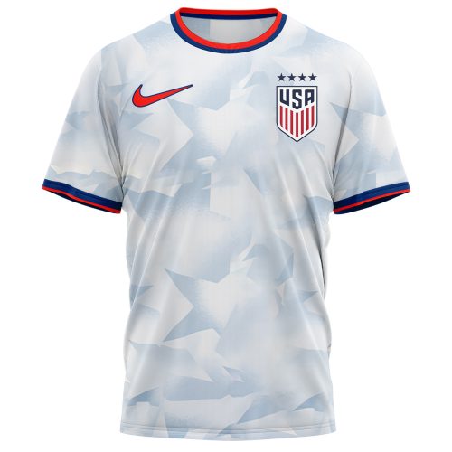 USA 2025 Personalized Brilliant Home Stadium Soccer Jersey