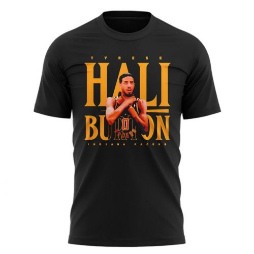 Indiana Pacers x Tyrese Haliburton “Choke” Black T-shirt