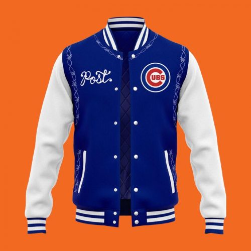 Chicago Cubs x 2025 Post Malone Wrigley Field Concert “The Big Ass Stadium Tour” Special Baseball Jacket