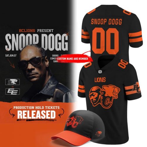BC Lions x Snoop Dogg Concert 2025 Special Football Jersey