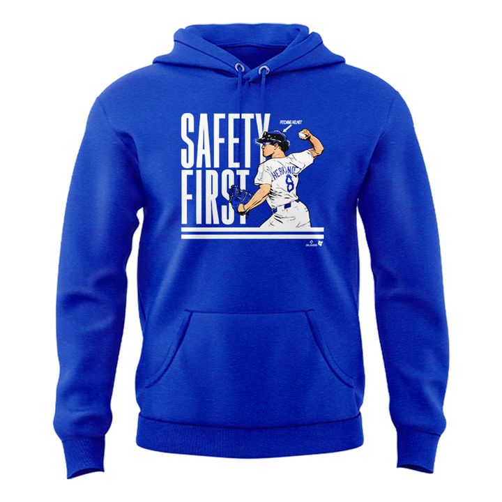 Los Angeles Dodgers Safety First Special Edition Hoodie Los Angeles Dodgers Safety First Special Edition Hoodie
