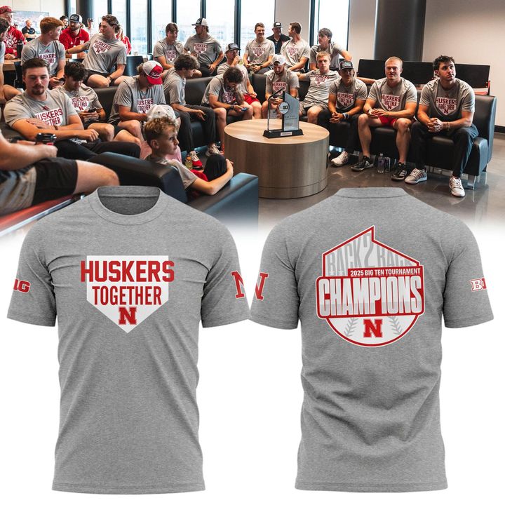 Nebraska Cornhuskers "Huskers Together" Special Grey Tee Nebraska Cornhuskers "Huskers Together" Special Grey Tee