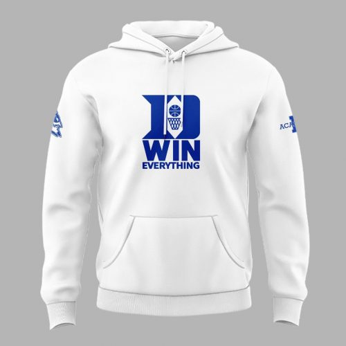 Coach Jon Scheyer Duke Win Everything Hoodie Special New