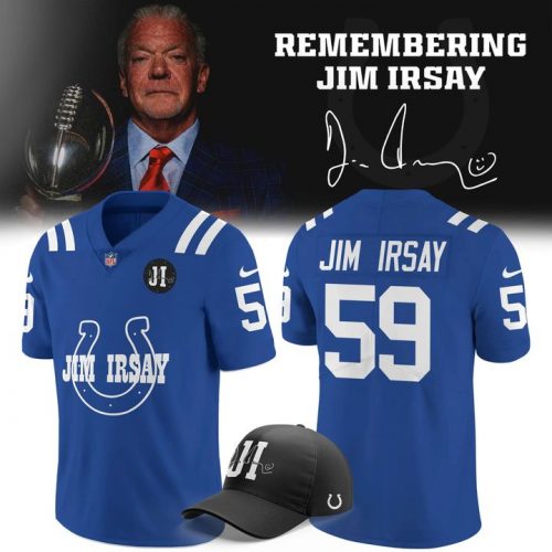 Indianapolis Colts Remembering The Boss Jim Irsay Football Jersey