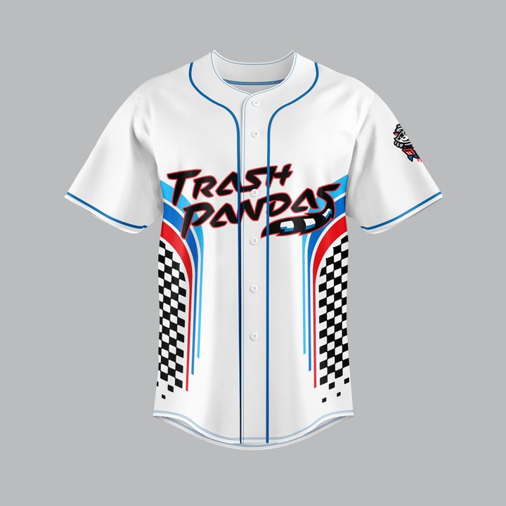 Rocket City Trash Pandas x Racing Night with Landon Huffman Personalized Baseball Jersey Rocket City Trash Pandas x Racing Night with Landon Huffman Personalized Baseball Jersey