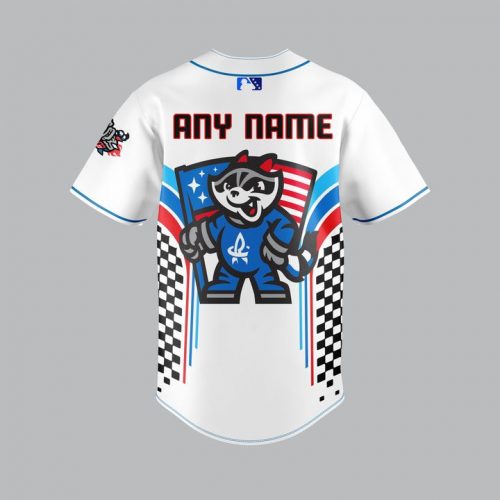 Rocket City Trash Pandas x Racing Night with Landon Huffman Personalized Baseball Jersey