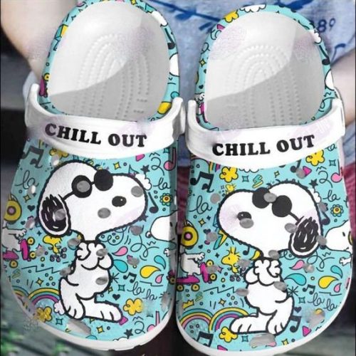Peanuts Snoopy Chill Out Crocs Clogs Shoes