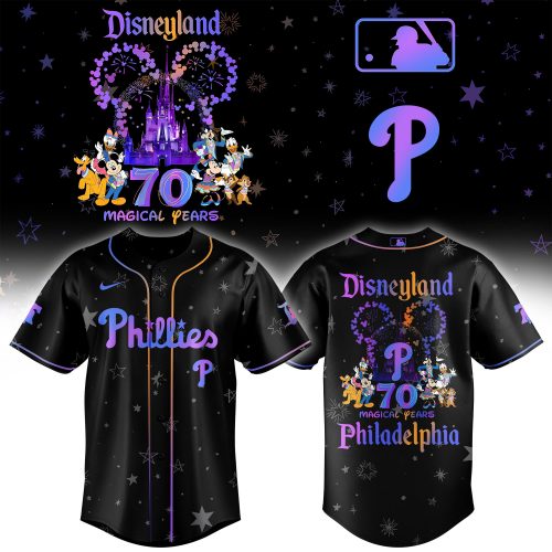 Philadelphia Phillies x Disneyland 70th Anniversary Special Edition Baseball Jersey