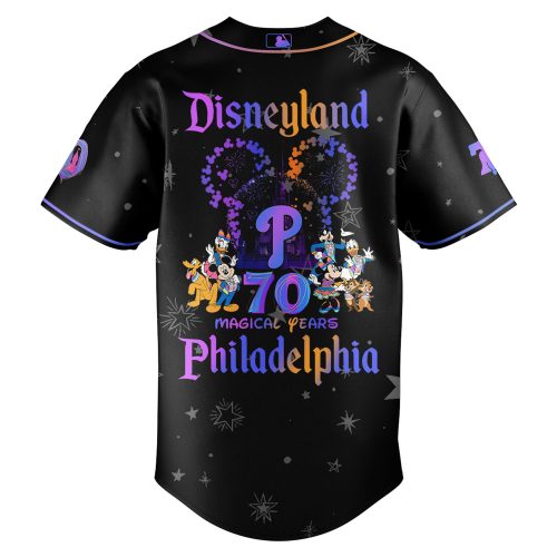 Philadelphia Phillies x Disneyland 70th Anniversary Special Edition Baseball Jersey