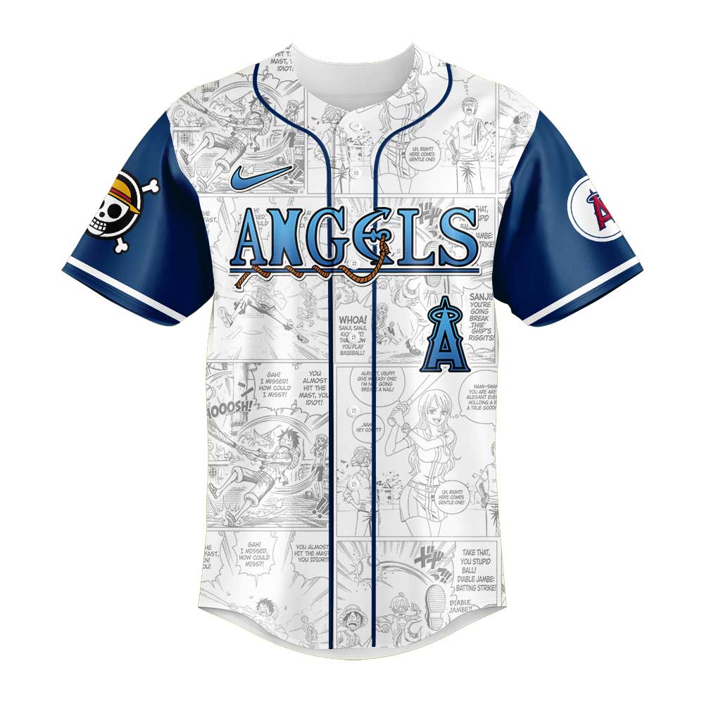 Limited Edition Los Angeles Angels One Piece Night Game Jersey Limited Edition Los Angeles Angels One Piece Night Game Jersey