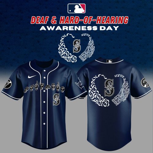 Seattle Mariners Deaf and Hard of Hearing Night Combo Jersey