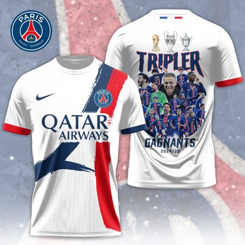 PSG UEFA Champions League Tripler Gagnants 2025 Shirt