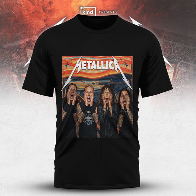 Metallica M72 World Tour 2025 Special Black Tee Metallica M72 World Tour 2025 Special Black Tee