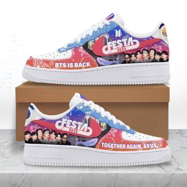 BTS Is Back Festa 2025 Together Again Nike Air Force 1 BTS Is Back Festa 2025 Together Again Nike Air Force 1