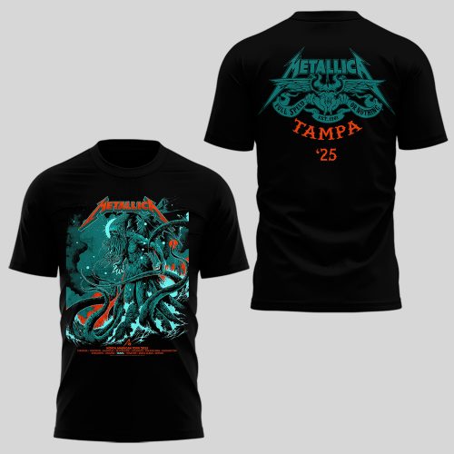 Metallica M72 World Tour TAMPA ’25 Premium Shirt