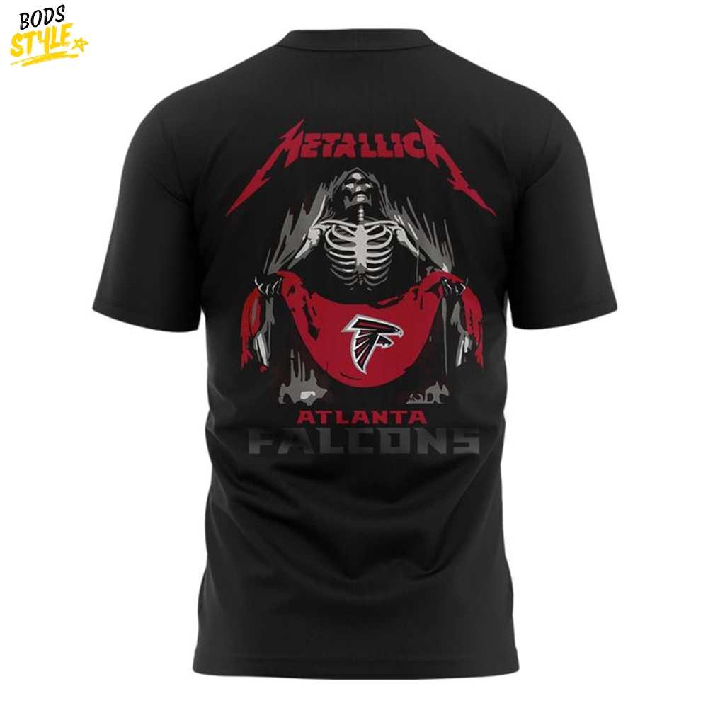 Atlanta Falcons Metallica M72 Tour at Mercedes-Benz Stadium Black Shirt Atlanta Falcons Metallica M72 Tour at Mercedes-Benz Stadium Black Shirt
